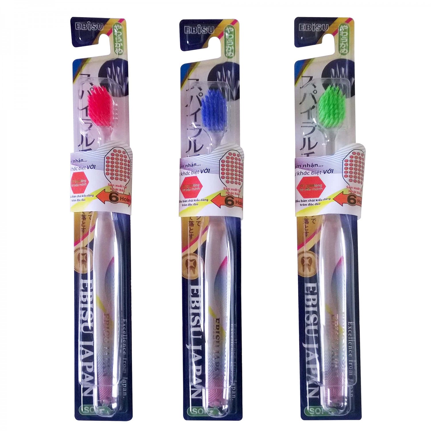 Bàn chải đánh răng EBISU B-80663 Spiral S