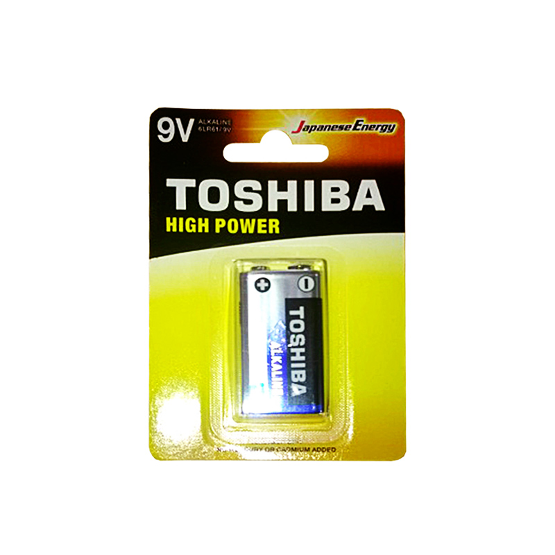 Pin vuông Alkaline TOSHIBA 6LR61GCP